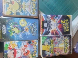 Pokemon VHS Lot  Johto Journeys Round One 4ever The Movie 2000 The First Movie - Picture 1 of 7