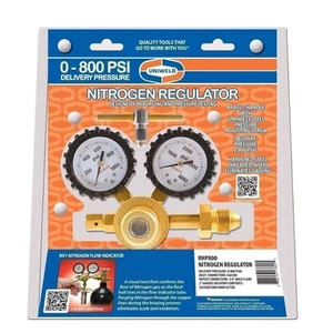 Uniweld RHP800 Nitrogen Regulator 0-800 psi Delivery Pressure - Picture 1 of 7