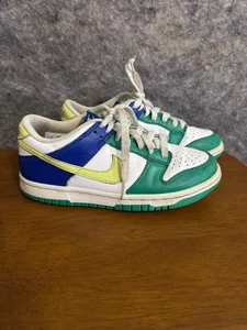 Scarpe da ginnastica Nike Dunk Low FN6973-100 multicolore stringate da ragazzo taglia 4 anni - Foto 1 di 8