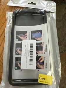 Black Phone Case For Samsung Galaxy S20 fe - Picture 1 of 1