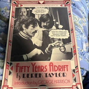 50 years Adrift by Derek Taylor & George Harrison promo materials-Genesis pub. - Foto 1 di 22