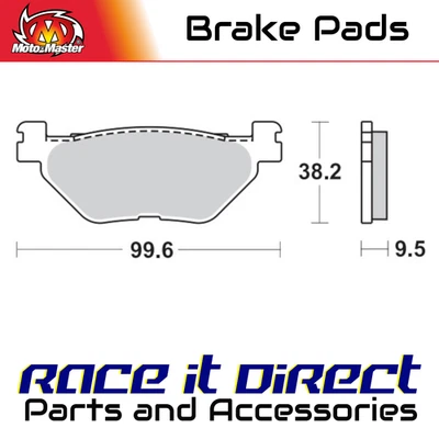 Pastillas de freno para YAMAHA XV 1900 MIDNIGHT STAR 2006 trasero sinterizado MotoMaster Foto 1 de 4