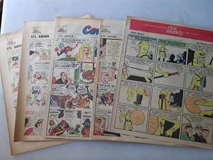 Toronto Star Zeitung Sonntag Comic Abschnitte - FÜNF komplett von 1968 bis 1970 - Bild 1 von 2