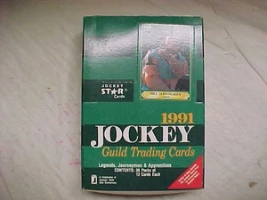 Karton mit 1991 Jockey Star Karten.36 Packungen im Karton.Neu.Schwer zu finden - Bild 1 von 3
