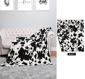 Manta ComfyLuxe con patrón de vaca - Imagen 1 de 5