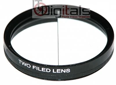 52mm Split Field Two Field Special Effects Lens Filter Two Depth Of View 52 mm - Image 1 of 2