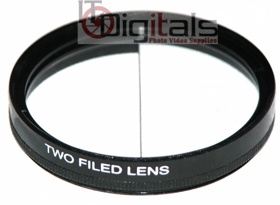 52mm Split Field Two Field Special Effects Lens Filter Two Depth Of View 52 mm - Image 1 of 2