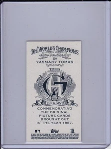 Yasmany Tomas 2016 Topps Allen & Ginter SP A&G Back Mini Short Print #309 - Picture 1 of 2