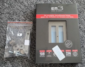 NEU! Scheffinger EM3 plus Special Set Riegel grau Aufhebelungsschutz für Fenster - Bild 1 von 5