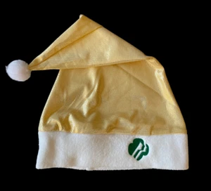 Girl Scout Cadet Senior Santa Hat Gold Lame Detroit Thanksgiving Parade Company - Picture 1 of 5