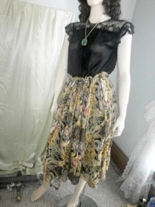 Falda de poli gasa - Estampado de selva -- Se adapta a tallas 9/10 hasta 2X! - Imagen 1 de 5
