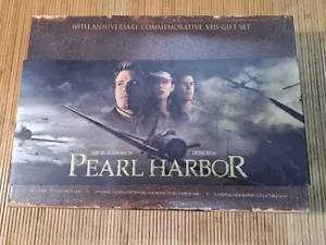 Vintage Pearl Harbor 60th Anniversary Commemorative VHS Gift Set - Picture 1 of 9