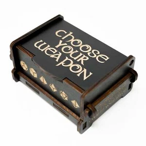 Caja de dados - negra - elige tu arma - 6x4x3 - Imagen 1 de 7