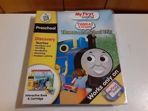 My First LeapPad Interactive Book & Cartridge Thomas And The School Trip New - Picture 1 of 3