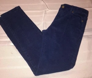 Vineyard Vines Girls Solid Blue Purple Corduroy Pants Size 10 - Picture 1 of 3