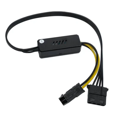 GPU 8Pin 12V Female To 4Pin Molex Hard Drive Power Cord with Built-in Module - Image 1 of 4