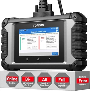 TOPDON ArtiDiag EU-A OBD2 Scanner For Mercedes-Benz, BMW Car Diagnostic Tool-NEW - Picture 1 of 2