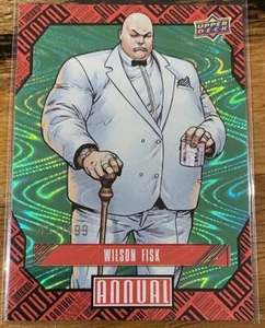 2023-24 Upper Deck Marvel Annual WILSON FISK Green Parallel SP /499 - Picture 1 of 3