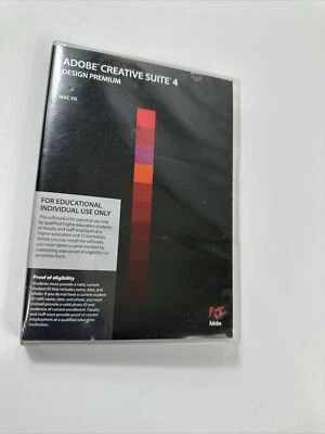 Adobe Creative Suite 4 Design Premium für Mac ist Studenten-DVD’s mit Serie # LESEN - Bild 1 von 4