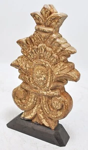 Hand Geschnitzter Holz Blumenmuster Schnitzen Panel Schild Fein Detail - Bild 1 von 7