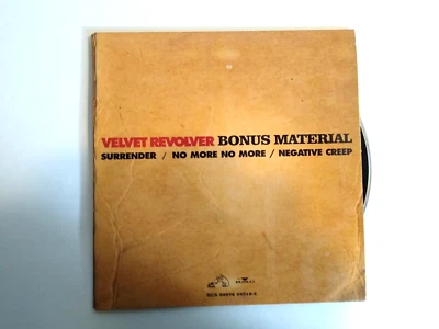 Velvet Revolver Bonus Material CD 2004 RCA EP Promo Surrender Negative Creep - Image 1 of 3