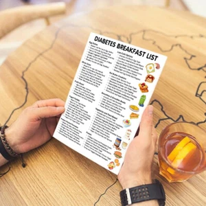 Meal Planner Set - 8x10" Frameless Posters With Food Guide, Snack & Beverage-i - Picture 1 of 26