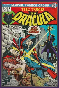 TOMB OF DRACULA #9 (1973) GENE COLAN CVR ART BRONZE HORROR MARVEL 8.0 VF HOT! - Picture 1 of 6