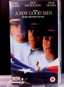 A Few Good Men VHS Tape. Tom Cruise. Jack Nicholson. Demi Moore. - Picture 1 of 2