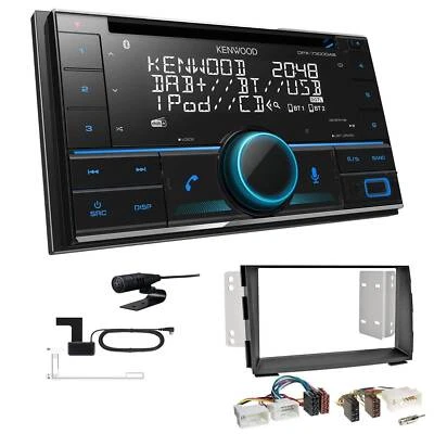 Kenwood DPX-7300DAB Autoradio Bluetooth DAB+ für KIA Venga ab 2009 schwarz - Bild 1 von 4