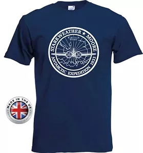 T-shirt Cthulhu Starkweather Antarctic Exploration marina unisex + donna aderente - Foto 1 di 9