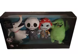 New Sealed New The Nightmare Before Christmas Plush Collector Set - 4 Piece Set - Picture 1 of 4