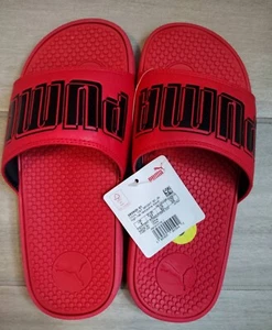 PUMA COOL CAT SPORT 3D SLIDE SANDAL Youth 38592001 High Risk Red/Black - Picture 1 of 3