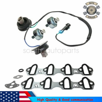 Knock Sensor Harness Intake Manifold Gasket Kit Set 8pc For Silverado Sierra New Foto 1 de 4