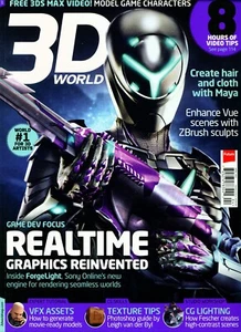 3D World Computer Graphic Art April 2013 $16 Retail - ForgeLight, ZBrush Sculpts - Picture 1 of 3