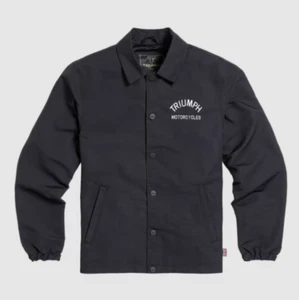 Triumph Motorcycle Carter Coach Jacket Black MTHS21129 - Bild 1 von 3