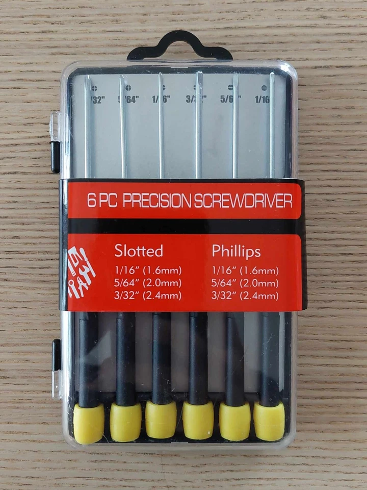 6 PC Precision Screwdriver Set for Small Projects Bran New Free Shipping - Image 1 of 1