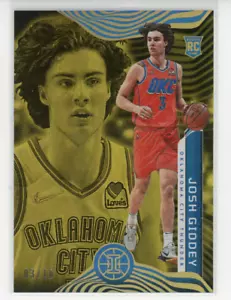 Camiseta Josh Giddey 2021-22 Panini Illusions Gold Rookie RC 1/1 # 3/10 Bulls - Imagen 1 de 2