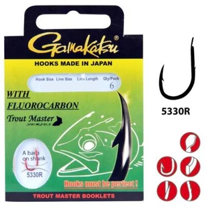 Gamakatsu Booklet Trout Master 5330R FC | 60 cm gancho encuadernado trucha - Imagen 1 de 4
