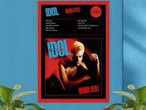 Billy Idol – Rebel Yell Fine Art Album Poster - Imagen 1 de 1