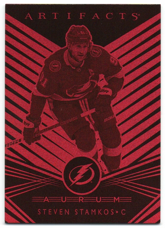2019-20 Artifacts Aurum Red W/Code A-3 Steven Stamkos 96/99 Tampa Bay Lightning - Image 1 of 1