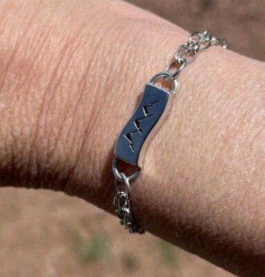 Sterling Silver Mountain Charm Bracelet - Image 1 of 4