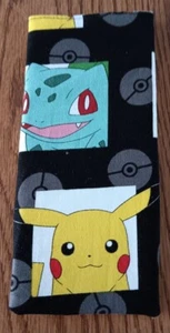Pokémon Kids Eyeglass Soft Fabric Case Handmade - Picture 1 of 1
