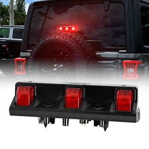 Tercera luz de freno LED de montaje alto para Jeep Wrangler JL JLU 2018-2022 - Imagen 1 de 9