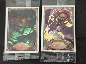 Lotto promozionale Hazbin Hotel Trading Card FOIL DEMON ALASTOR & NIFFTY ADAM SLAYER - Foto 1 di 1