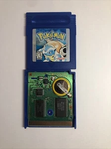 Pokemon Blue Version Nintendo Game Boy Cartridge Authentic Tested Saves - Picture 1 of 11