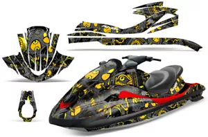 Jet Ski Graphics Decals Stickers For Yamaha Wave Runner 02-05 TUNE IN Y - Foto 1 di 2