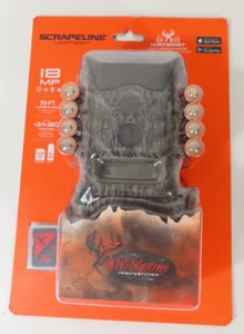 Wildgame Innovations Scrapeline 18MP Trail Camera w/ Batteries & SD Card - NEW - Picture 1 of 3