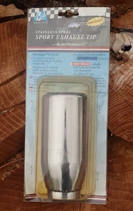 Punta de tubo de escape de acero inoxidable para automóvil clásico antiguo / se adapta a tubo de 2" - Imagen 1 de 5