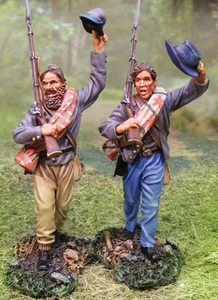 THE COLLECTORS SHOWCASE CIVIL WAR CONFEDERATE CS00536 NO.2 CSA WAVING MIB - Picture 1 of 2