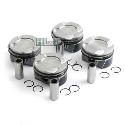 STD 4pcs Pistons & Rings Φ84mm Φ22mm / 10:1 for 2.0T BMW 328i 428i X3 X4 N20B20A - Image 1 of 4